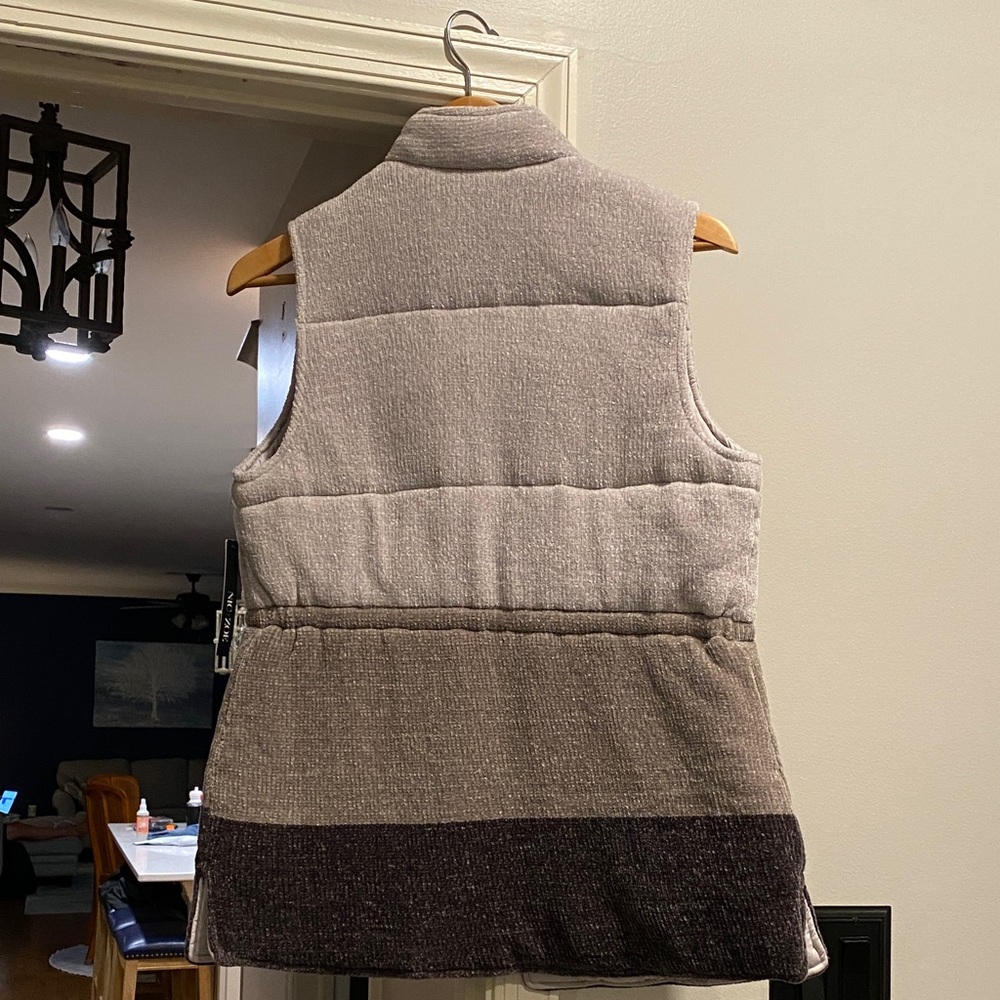 🆕 NIC+ZOE Reversible Gray Puffer Vest - Picture 9 of 10